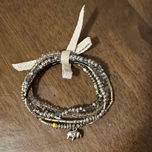 LOFT Silver and Gold Charm Bracelet Set